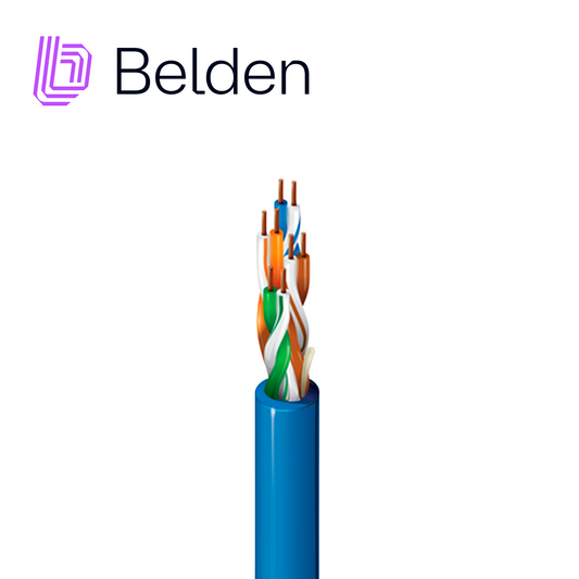 cable utp remote ip ripru 0065001 / interior / azul / 4 pares / 22 awg / forro pvc / cmr / certificable / bobina / 5000 pies 1524 metros
