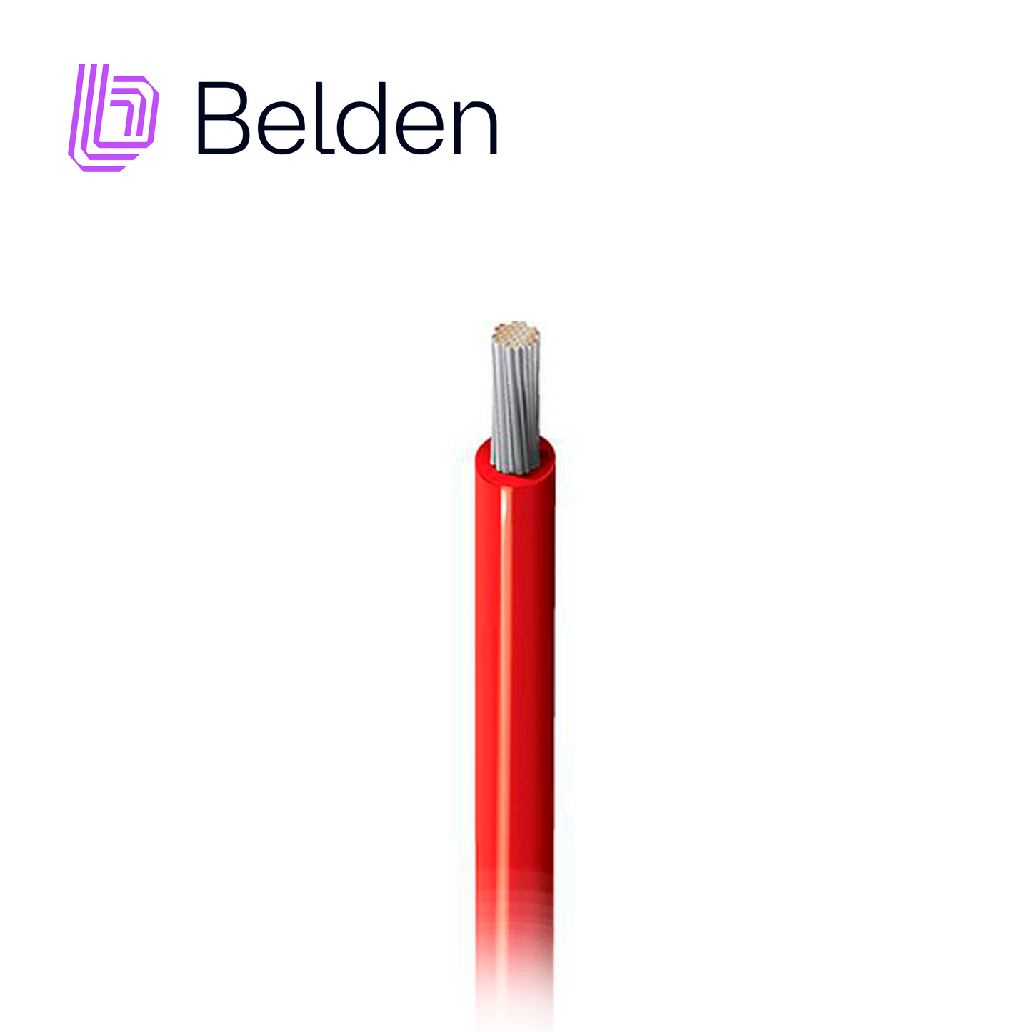 cable electrico belden 39116 013100 / interior / azul / 1 conductor / 16awg / multifilar / forro ppo / cobre estañado / bobina en caja / 100 pies 30 metros