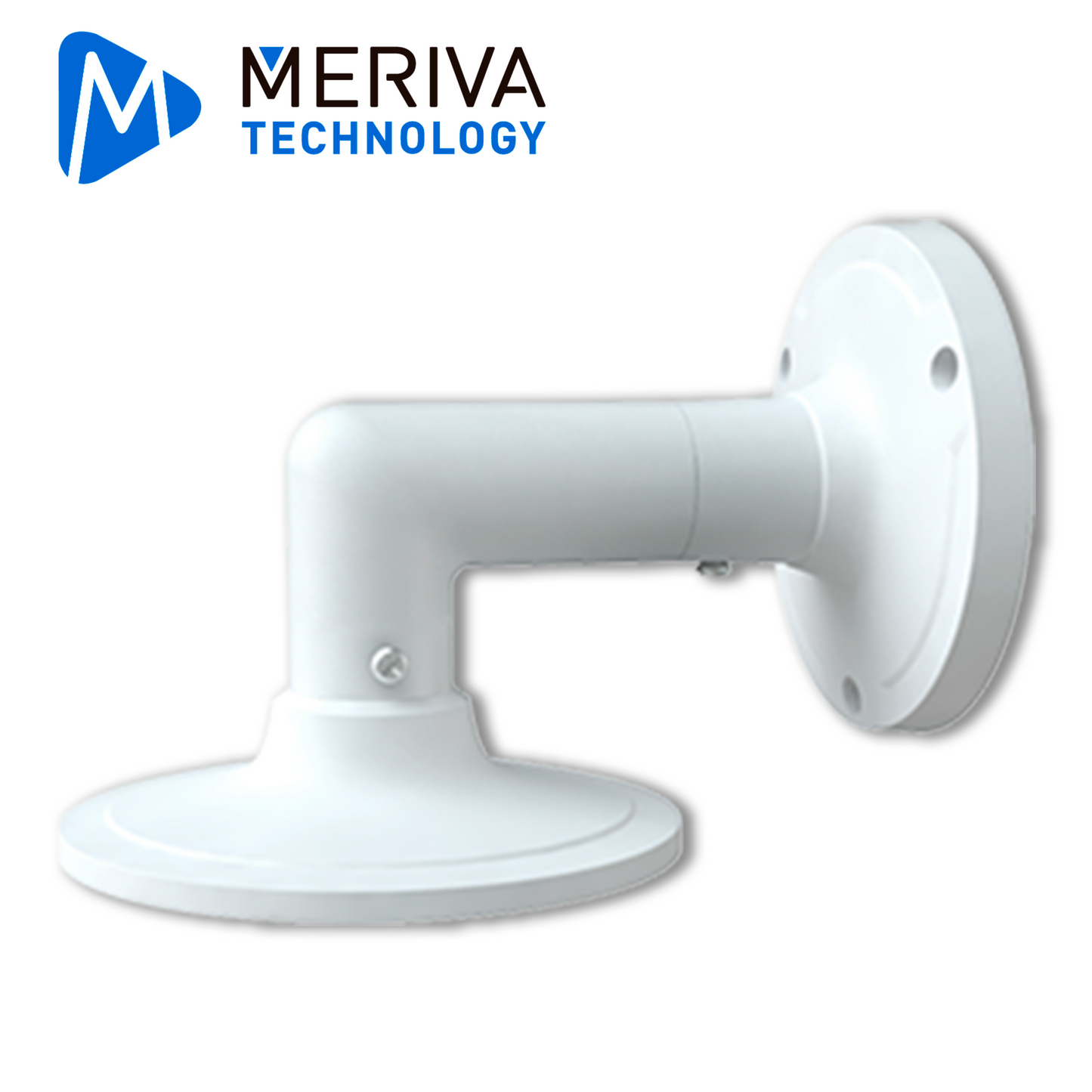 soporte para pared metalico meriva technology mva-yzj407 / para montaje de camaras en pared compatible con camaras domo serie mvd (importante considerar la base de conexiones mva-jb0207)