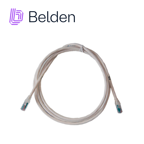 patchcord utp cat5e belden c501109004 forro pvc blanco cmr-riser 4 pares calibre conductor 24 awg 100% cobre uso interior partes relacionadas:conectores modulares cat5e patch panel cat5e longitud 4 pies 1.2 metros