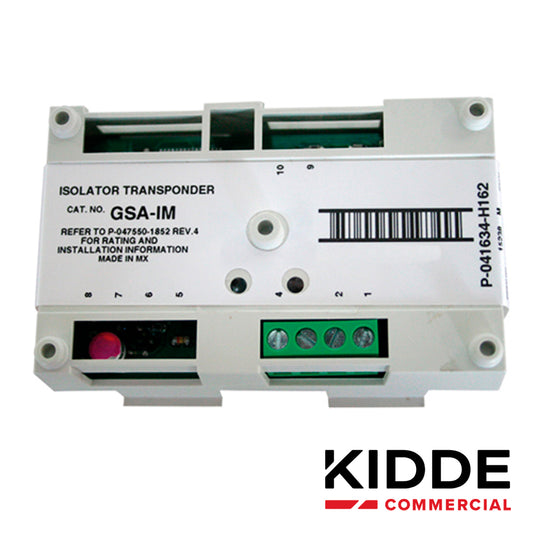 modulo aislador vigilant gsa-im2 direccion electronica (sin switches) se integra con los paneles vs1 y vs4 de kidde por medio del lazo de comunicacion slc listado ul ulc csfm mea fm