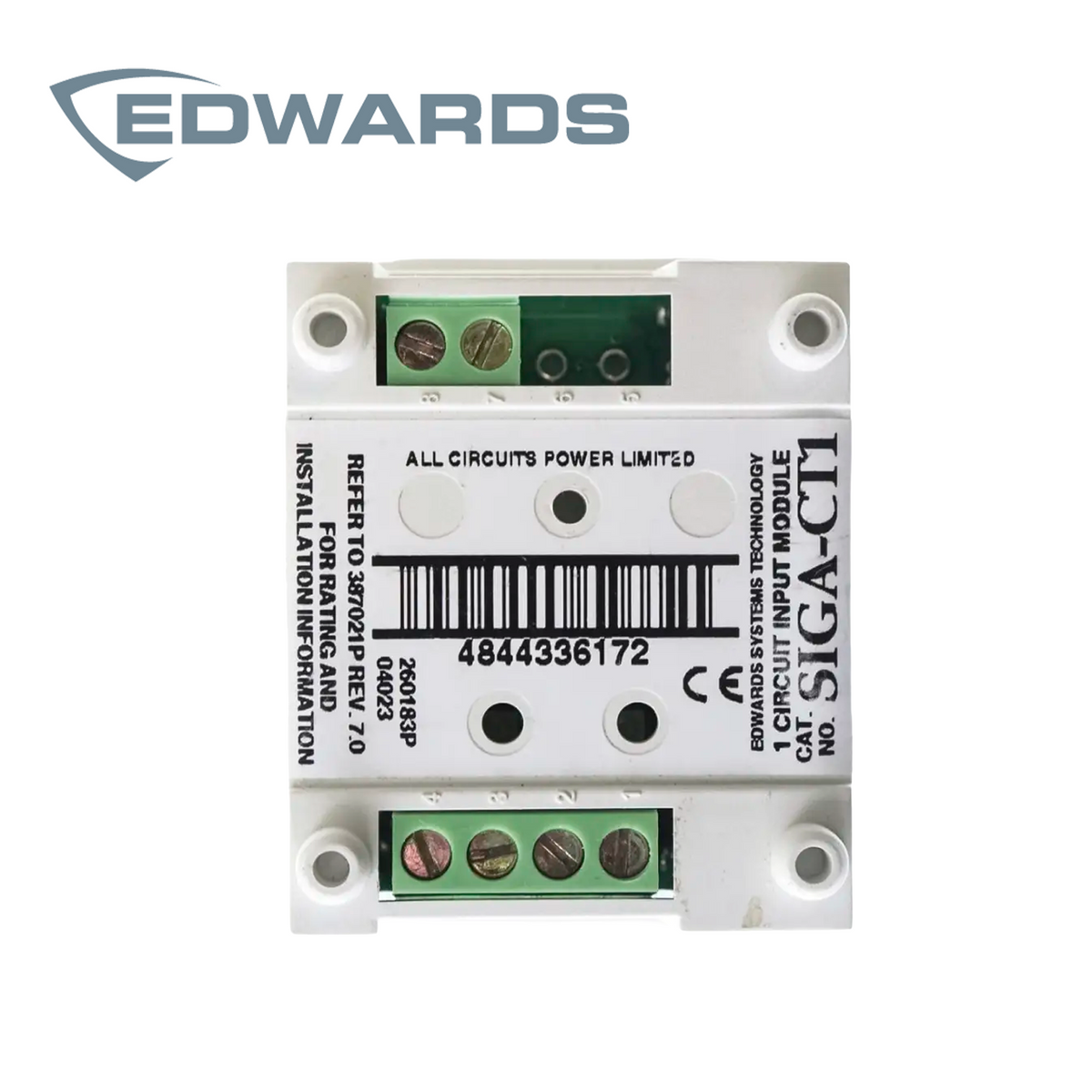 modulo de supervicion de entrada edwards siga-ct1 / para dispositivos de contacto normalmente abiertos