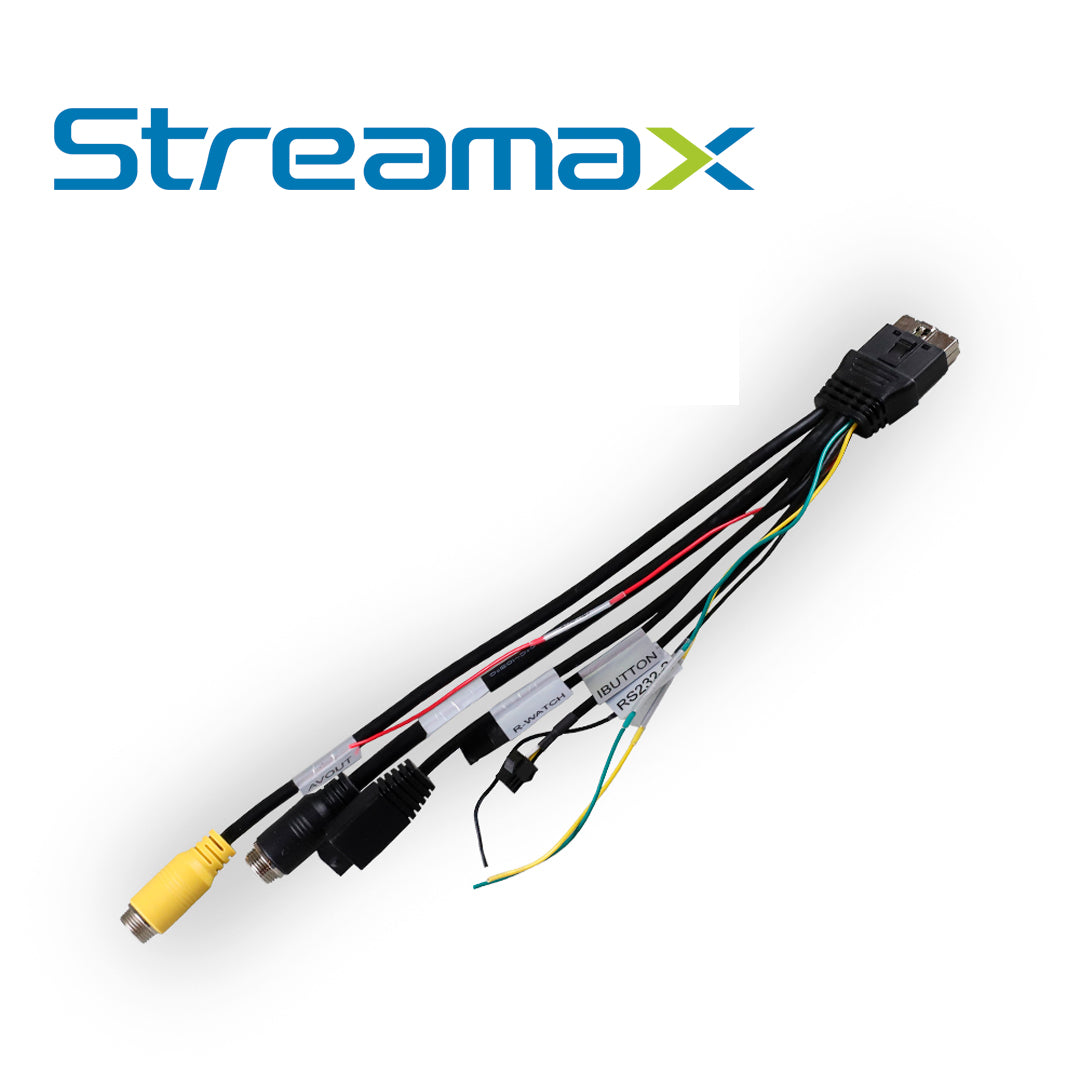 cable de expansion de canal streamax m1n2.0-expan / conector av de 20 pines / ipc 2 / avout / terminal 232-2 rx / terminal can 2 (can-h y can-l ) / gnd / compatible con m1n 2.0