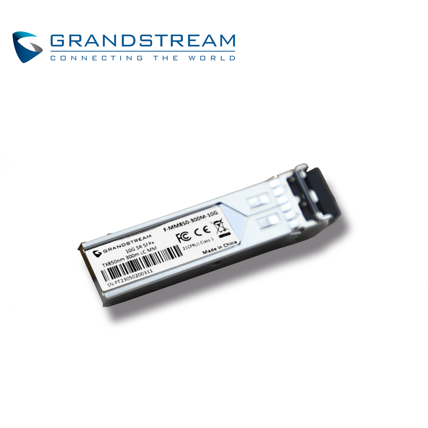 transceptor de fibra optica multimodo grandstream f-mm850-300m-10g / velocidad de transmision 10gbps / conector lc duplex / 850nm de longitud de onda / distancia maxima 300m