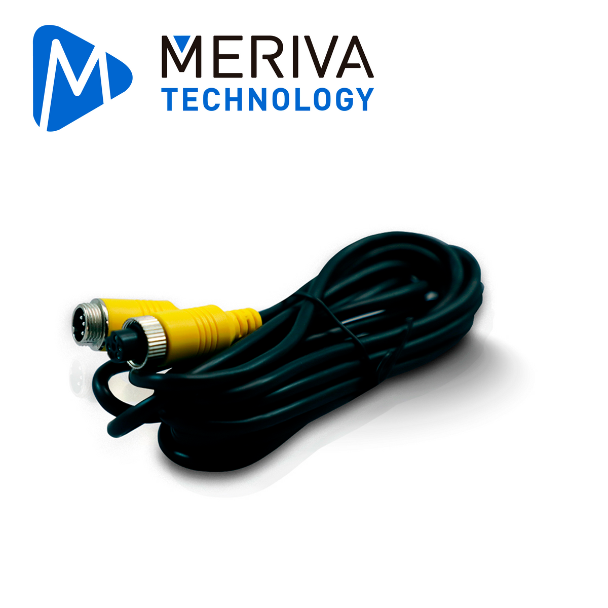 cable din de aviacion serie eco meriva technology mcbeip30 / 6 pines / 3 metros / compatible con camaras ip