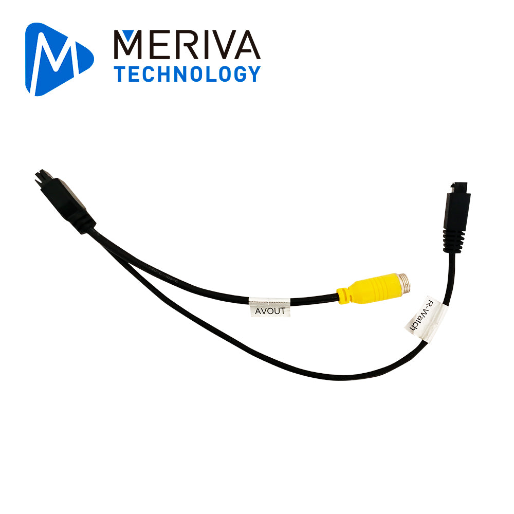 cable de salida de video meriva technology mm1n-4pin / 1 salida de video 4 pines / conector para r-watch / compatible con monitor ma04kit / compatible con mdvrs serie mm1n