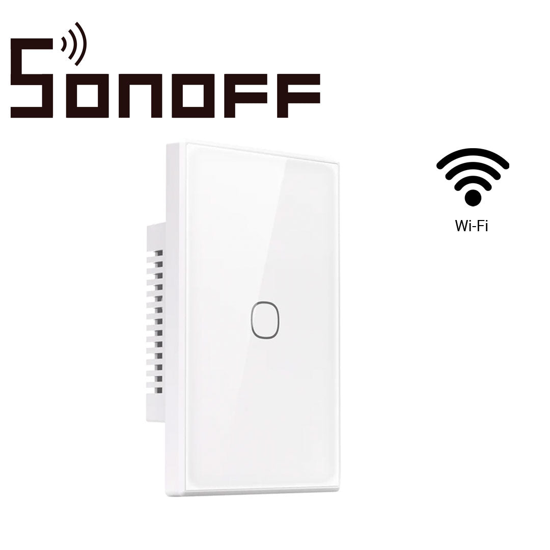 apagador de pared touch tx gen2 sonoff t6-1c-120m / 1ch on/off inalambrico / wifi 2.4ghz / color blanco / matter compatible apple home/alexa/google home/smartthings/iftt / app ios y android / hasta 10amp por canal