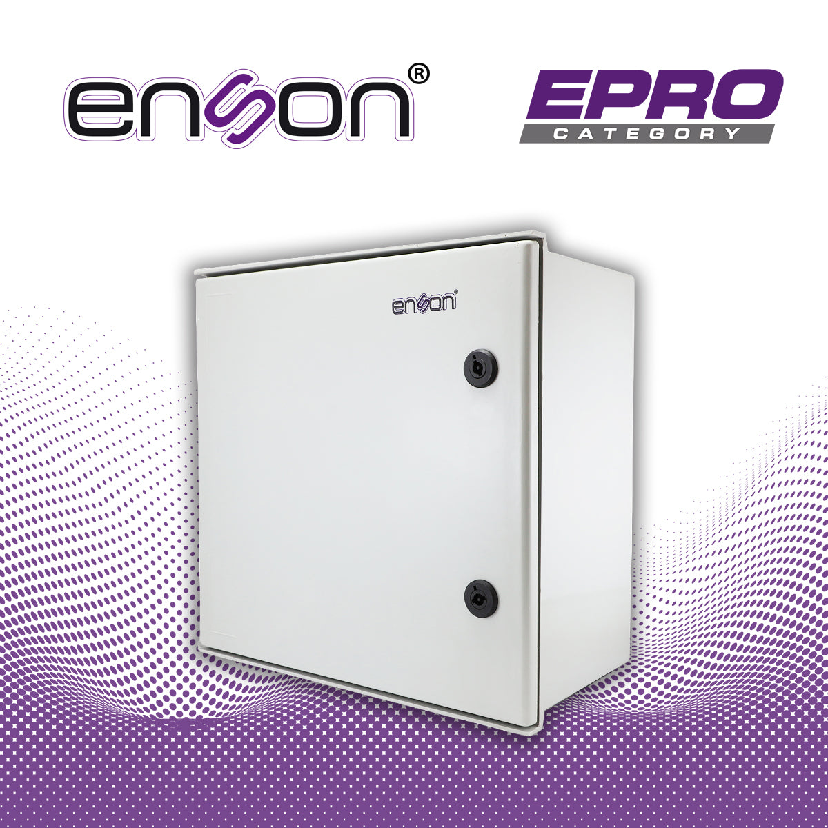 gabinete tipo nema enson ens-nem442 de polyester 400x400x200mm ip66 / nema4 ideal para instalacion y resguardo de equipos electronicos en intemperie