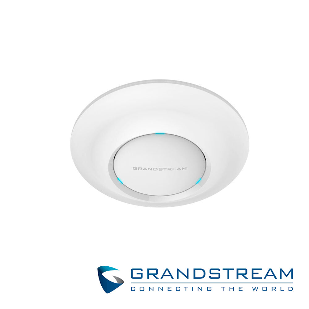 access point interior grandstream gwn7630 / wifi 802.11ac wave 2 mu-mimo 4x4 / velocidad 2.33gbps / 32 ssid / 200 usuarios simultaneos / alimentacion poe 802.3af/at / controlador 50 aps incorporado / no incluye inyector poe