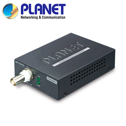 extensor poe por coaxial planet lrp-101ce 1ch 1km