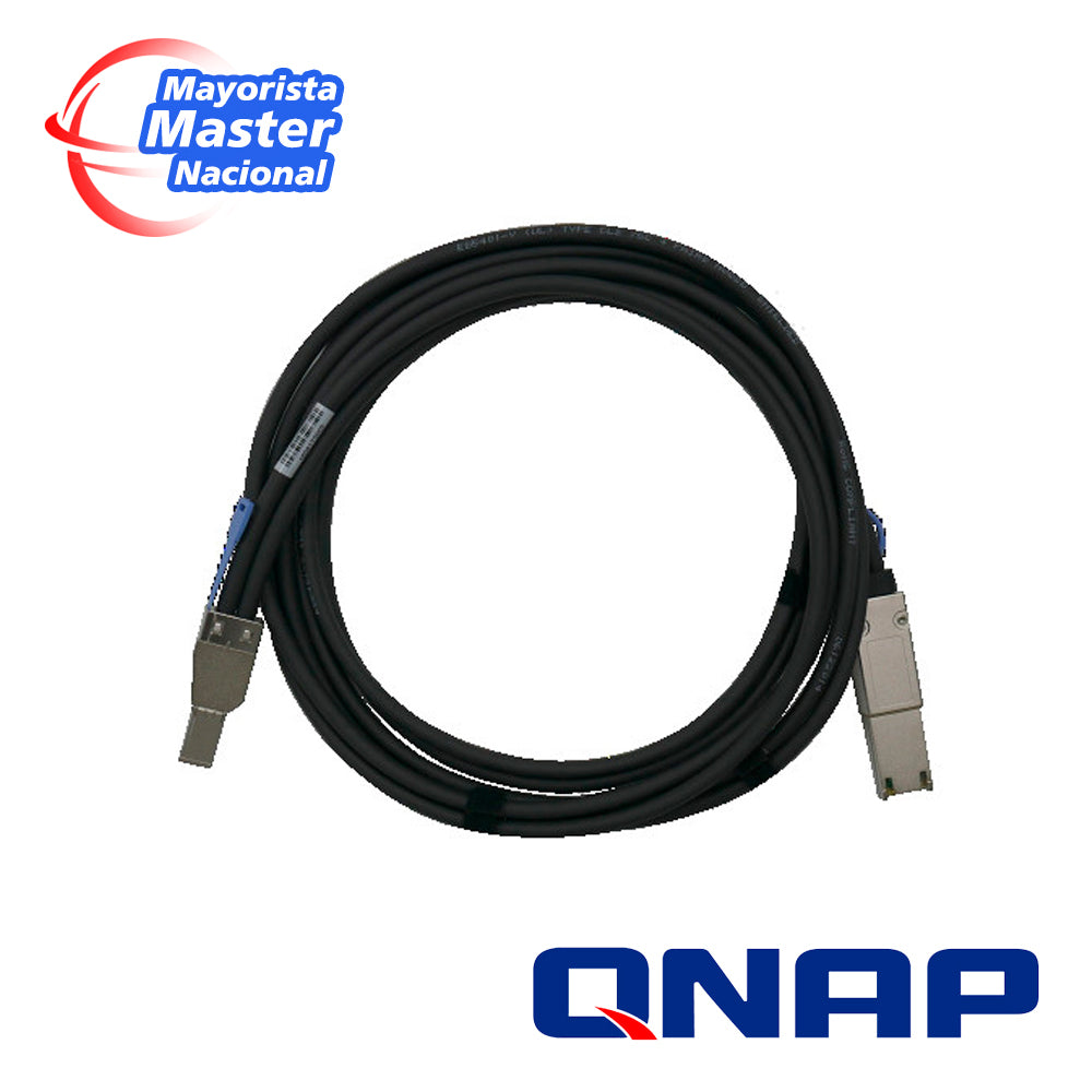 qnap cab-sas20m-8644-8088 mini sas cable (sff-8644 to sff-8088) 2.0m