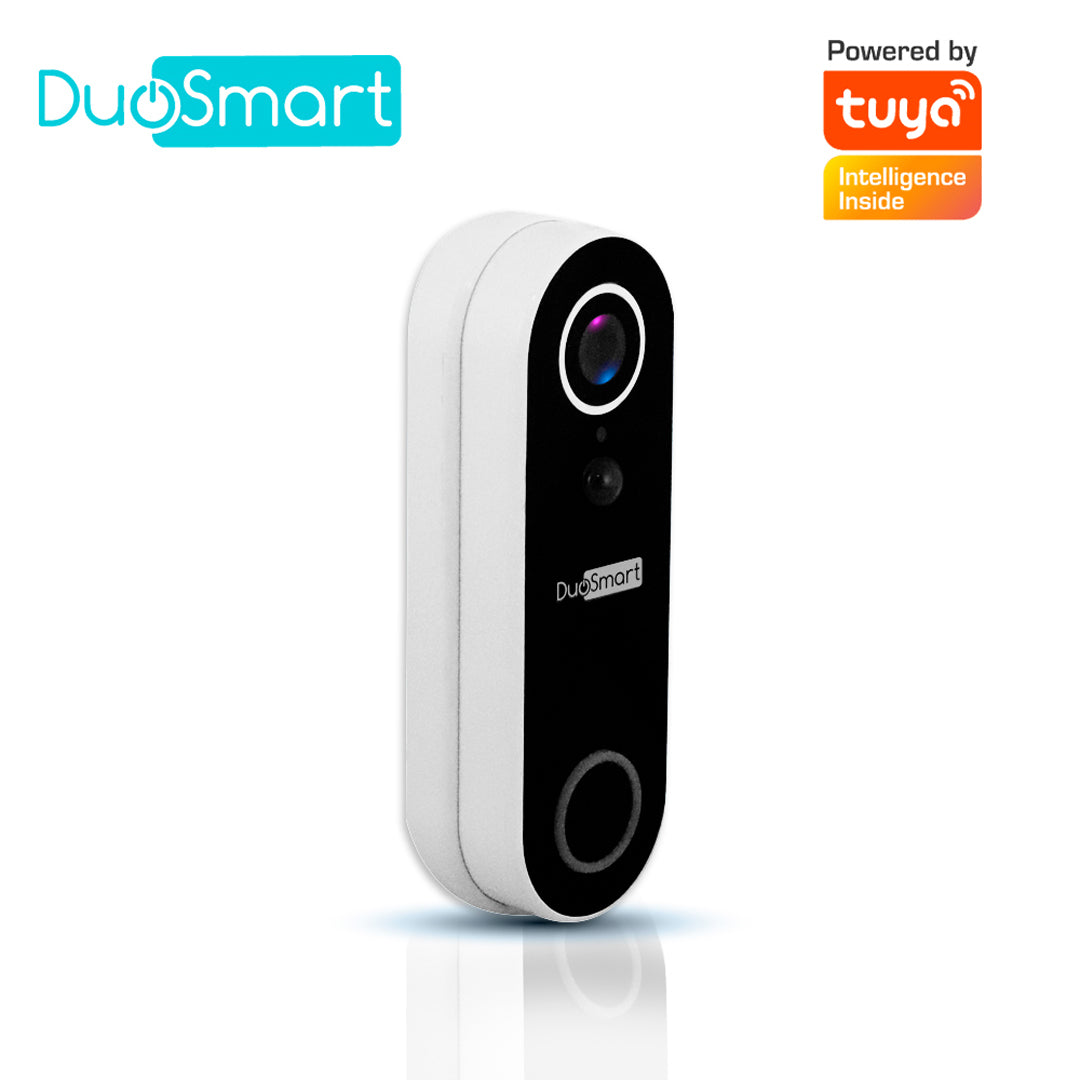 videoportero wifi duosmart e55 2mp notificaciones push compatible con app duosmart y soporte de tarjeta de memoria microsd de hasta 128 gb (no incluida)