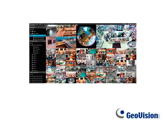 licencia software geovision gv-vms 10 canales onvif terceros dongle usb