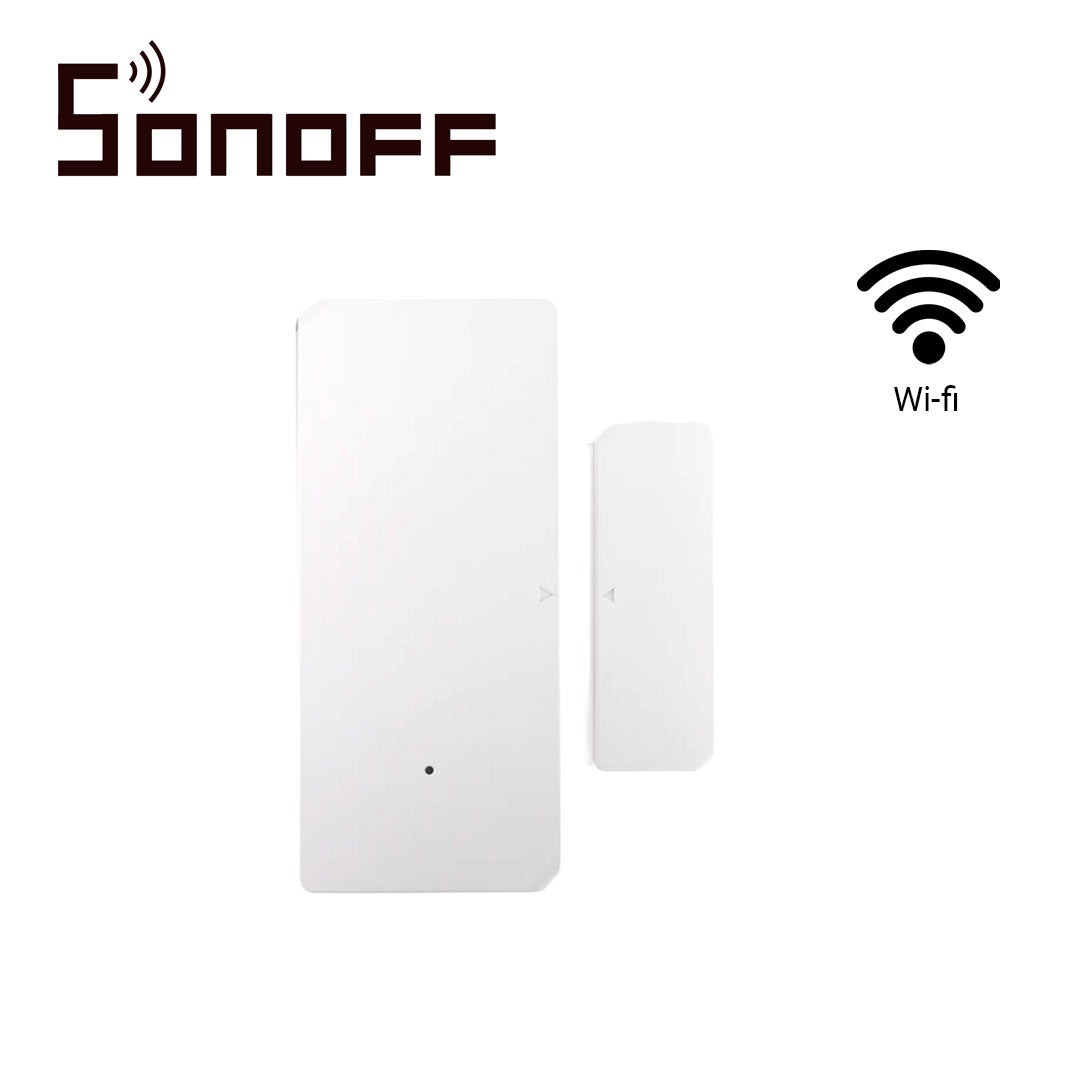 sensor magnetico sonoff dw2-wifi / wifi / monitoreable desde la app /permite configuracion de escenas/ (no incluye baterias se recomiendan 2 baterias aaa )