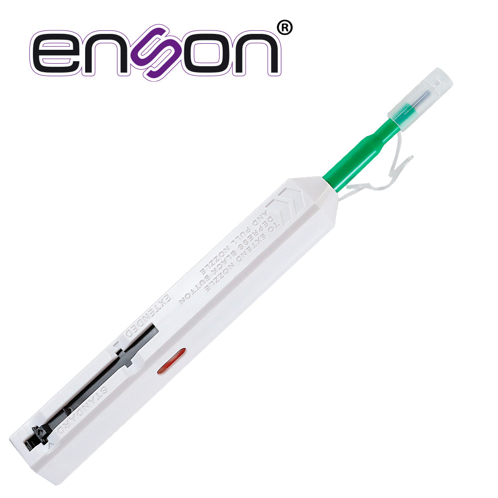 limpiador para conectores de fibra optica fc/sc/st (upc/apc) enson ens-quickcleansc estilo lapiz