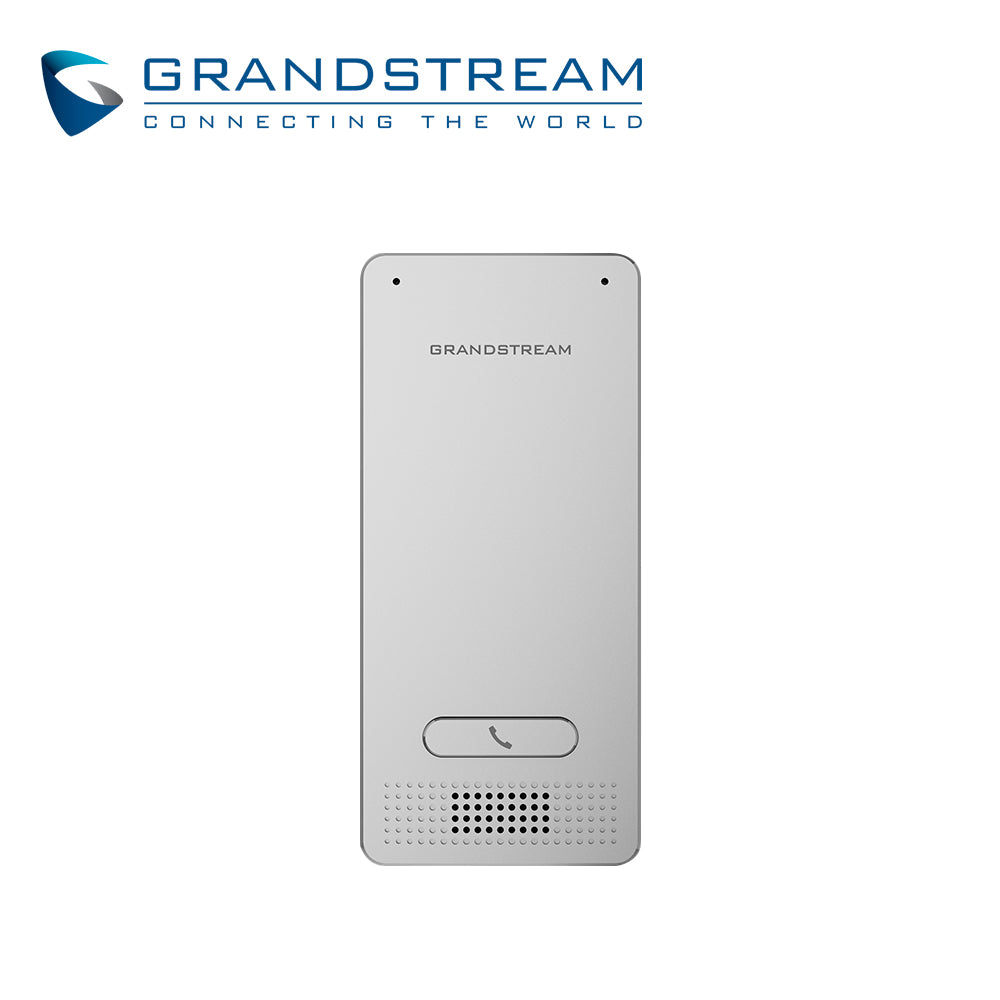 audio-portero ip exterior grandstream gds3702 / sip / metalico ip66 ik10 / 1 puerto 10/100mbps / 2 relevadores 125vca/0.5a 30vcd/2a / microfono y altavoz integrado / alimentacion poe af