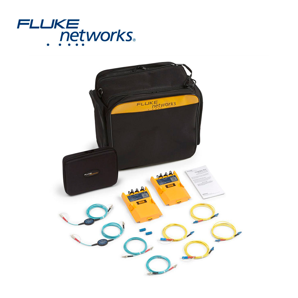 kit de complemento certifiber pro fluke networks cfp-q-add (2) modulos olts quad kit latiguillos sc/lc mm kit latiguillos sc/lc sm adaptadores simplex lc/lc para fibra optica multimodo y monomodo