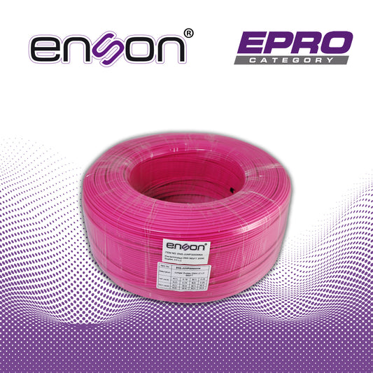 fibra optica enson ens-jump3000mm4 de 300 metros multimodo om4 armada y terminada
