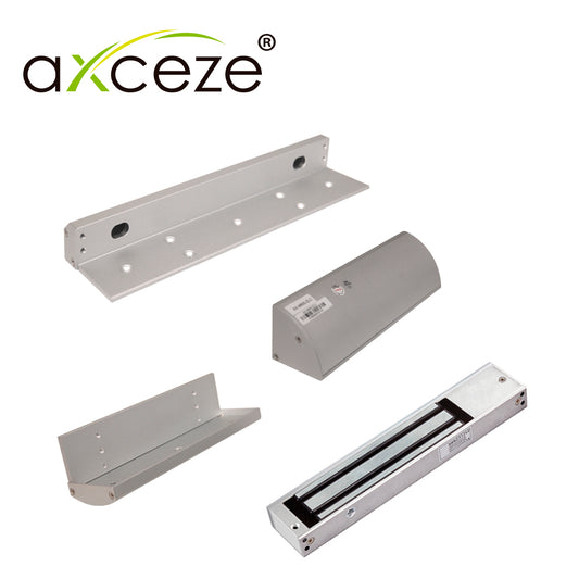 mlc620 kit con 1x chapa magnetica ax-m620l + 1x bracket tipo zlc ax-m620-zlc para puerta de madera o metal