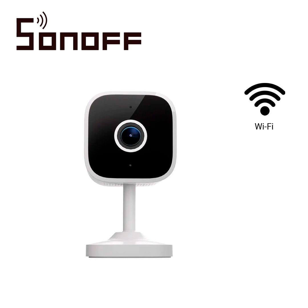 camara de seguridad para interior sonoff cam-s2 / deteccion de movimiento / wifi/ cuenta con ia para distinguir movimiento de personas / configurable zonas de privacidad/requiere adaptador de energia / adaptador no incluido