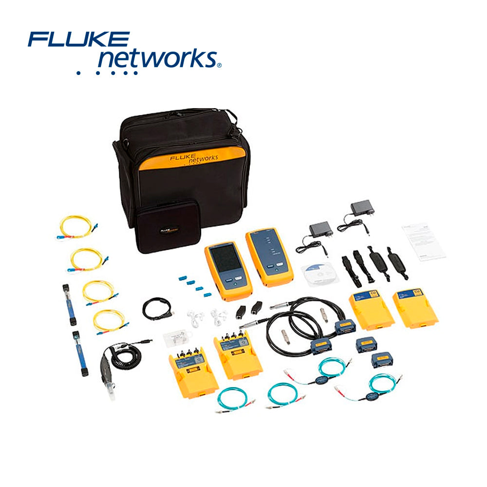 certificador de cobre y fibra optica fluke networks dsx2-8000qi int wifi modulos para pruebas de enlace permante y enlace de canal hasta cat 8modulos olts certifiber pro multimodo y monomodo