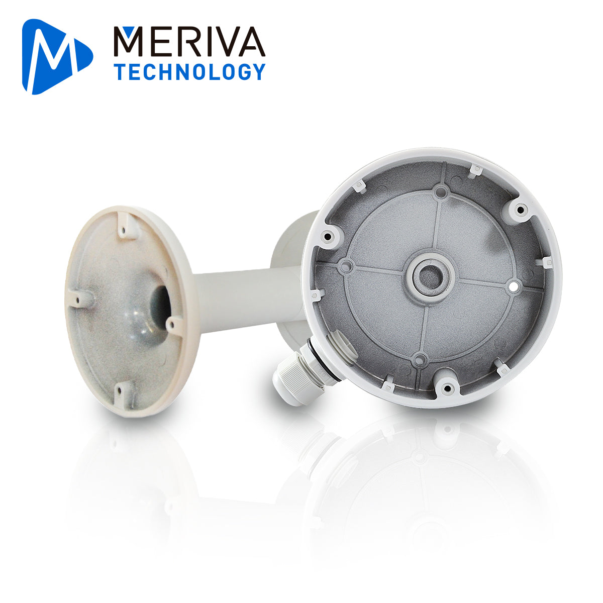 kit de montaje para fisheye meriva technology mt-fe60 incluye caja de conexiones x1 + brazo de montaje para pared o techo 19cm aluminio x1