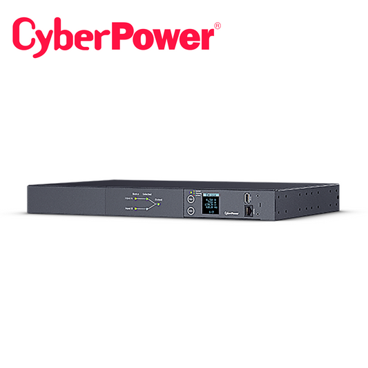 pdu cyberpower pdu24002 medible para distribucion de energia 10 contactos nema 5-15r 1ur 16 amp 120 vca puerto de conectividad rj45