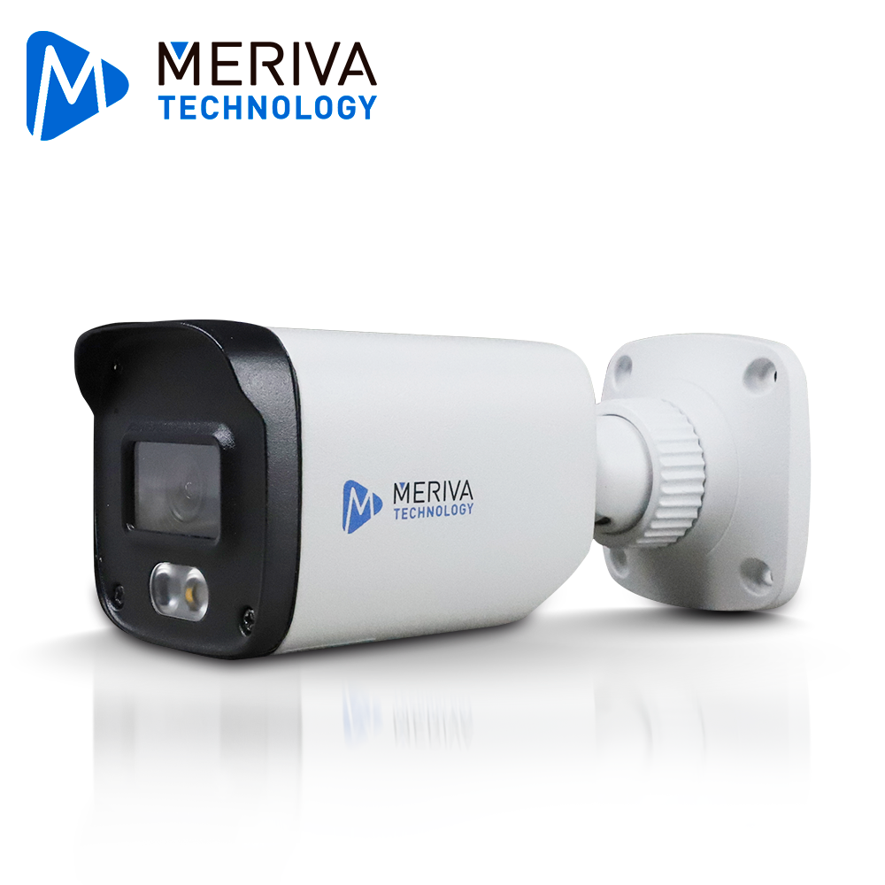 camara ip bullet meriva technology mob-202fs4d / 2mp / h.265+ / 2.8mm / iluminacion dual (20 - 30m ir / luz calida) / ip67 / metalica / 12 vcd / poe / soporta micro sd hasta 256 gb (no incluida) / entrada de audio / microfono integrado / mia 2.0 / onvif