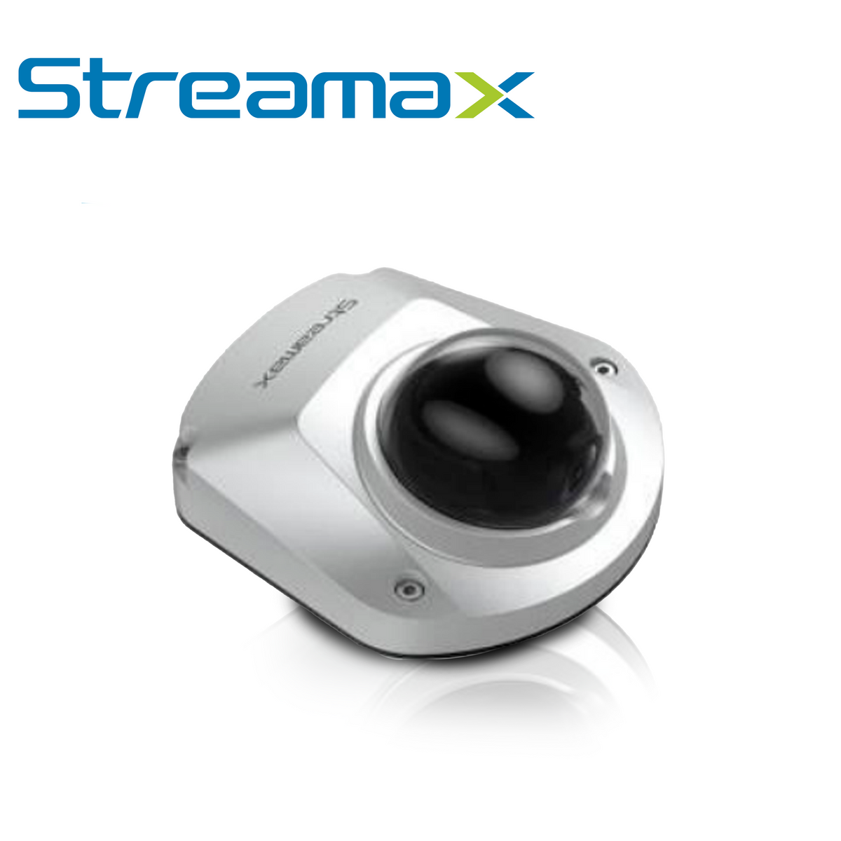 camara domo ip streamax m955c25 / 2mp / 2.8mm / 8m ir / ip65 / conector din 6 pines / 12 vcd / interior / microfono integrado