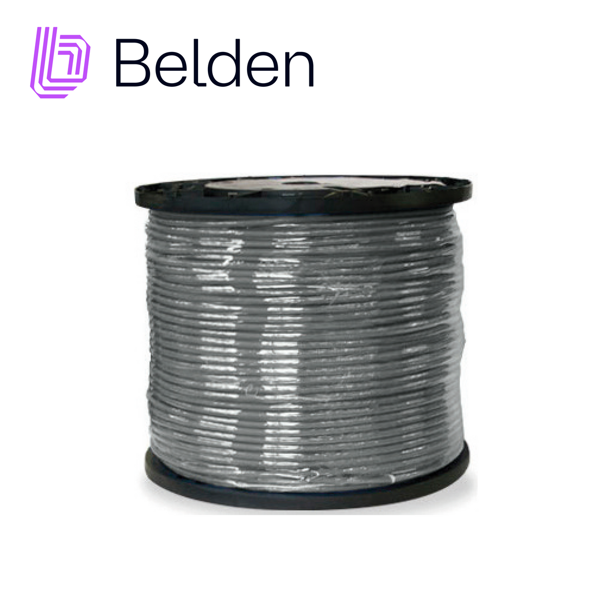 cable de seguridad y sonido belden 5506fe 0081000 / interior / gris / 8 conductores / 22 awg / forro pvc / cmr / blindado / bobina / 1000 pies 305 metros