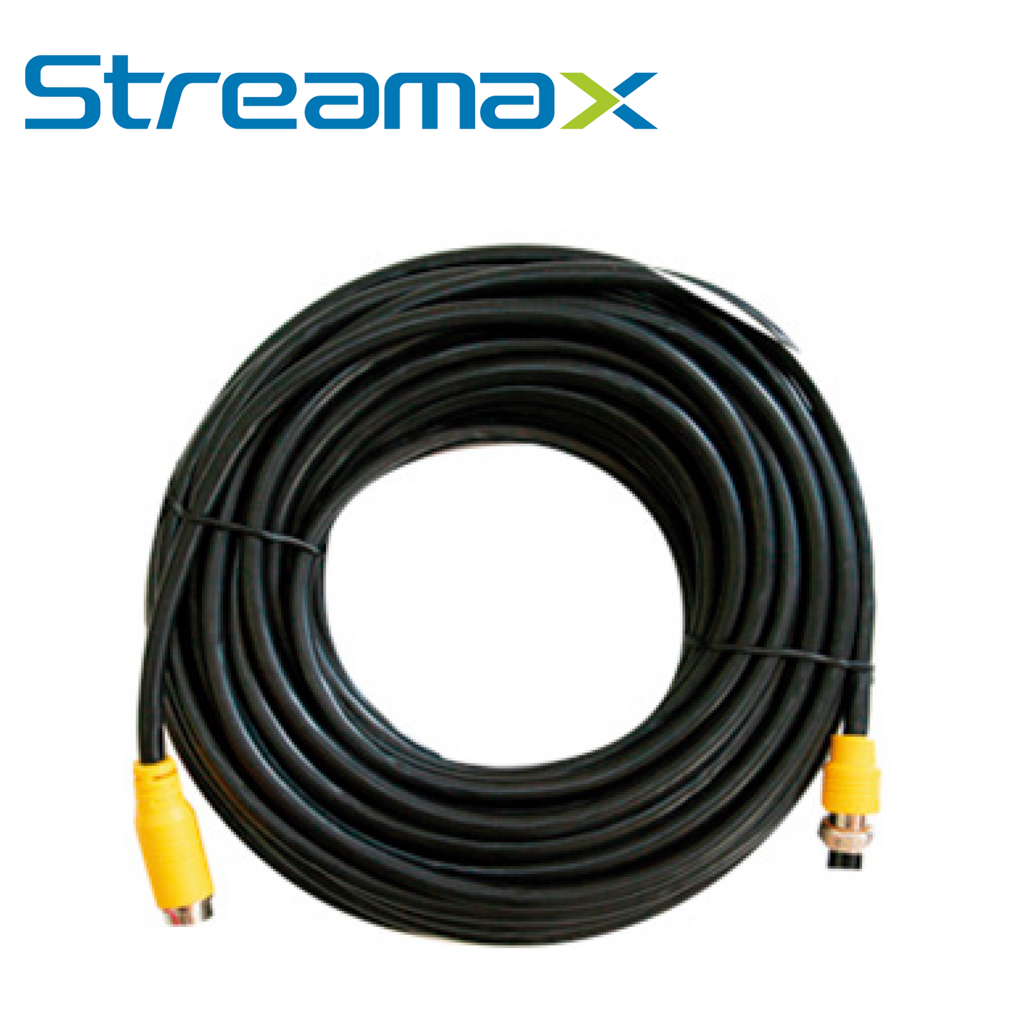 cable din de aviacion streamax mcbip110 / 6 pines / 11 metros / compatible con camaras ip