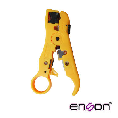 peladora de cables enson ens-st15 con navaja de corte pelado y desfundado para cables coaxial utp alarma