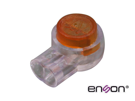 conector uy de 1.52mm enson ens-cuy152 diseñado para empalme de alambre telefonico y utp paquete de 100pzas