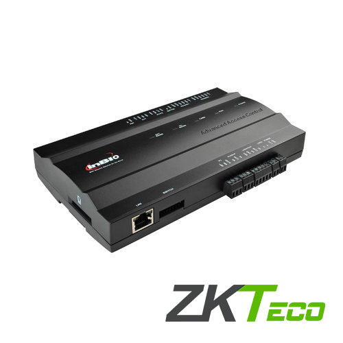 panel de control de acceso avanzado zkteco inbio160 1puertas/2lectoras/3000huellas/30000tarjetas/100000registros tcpip/rs485/1 in out aux compatible con lectoras serie kr y fr software compatible zkbio cvaccess sin costo