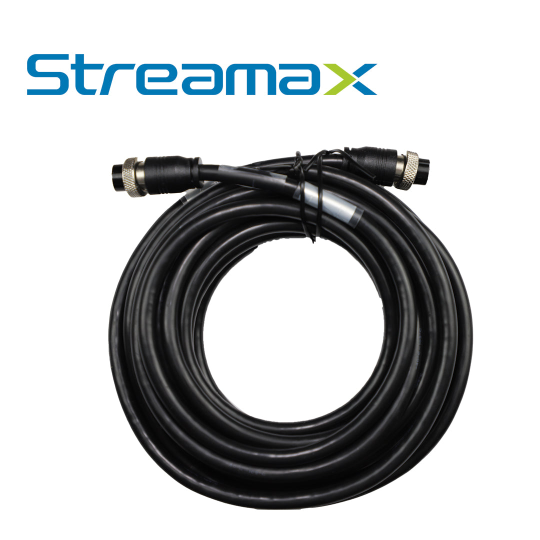cable de video para solucion policiaca streamax mcexten-alpr / conector yl16-10 / 7 metros / compatible con monitores de 10 pines
