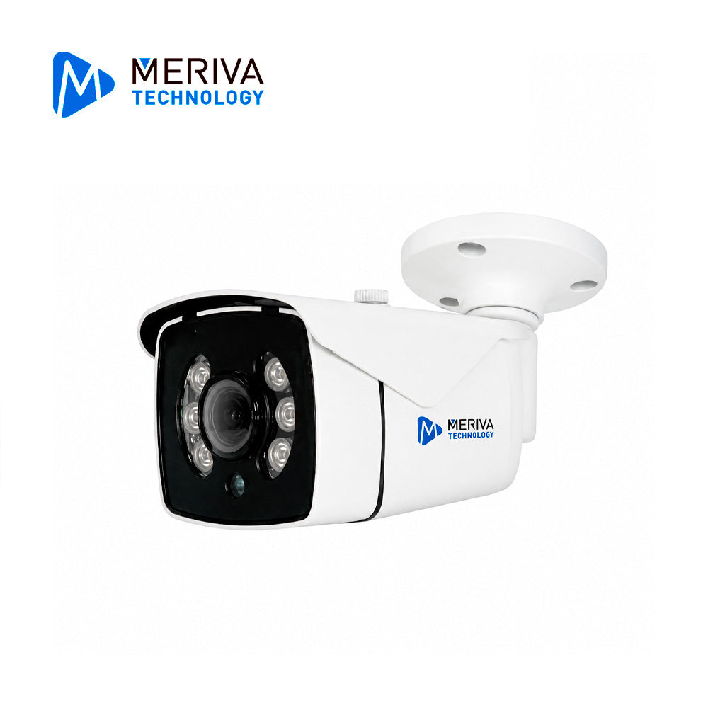 camara hd bullet panoramica meriva technology msc-2230wa / 2mp / ahd/tvi/cvi/sd / lente 2.3mm / 25m ir / ip66 / metalica / 12 vcd / apertura de 130 grados