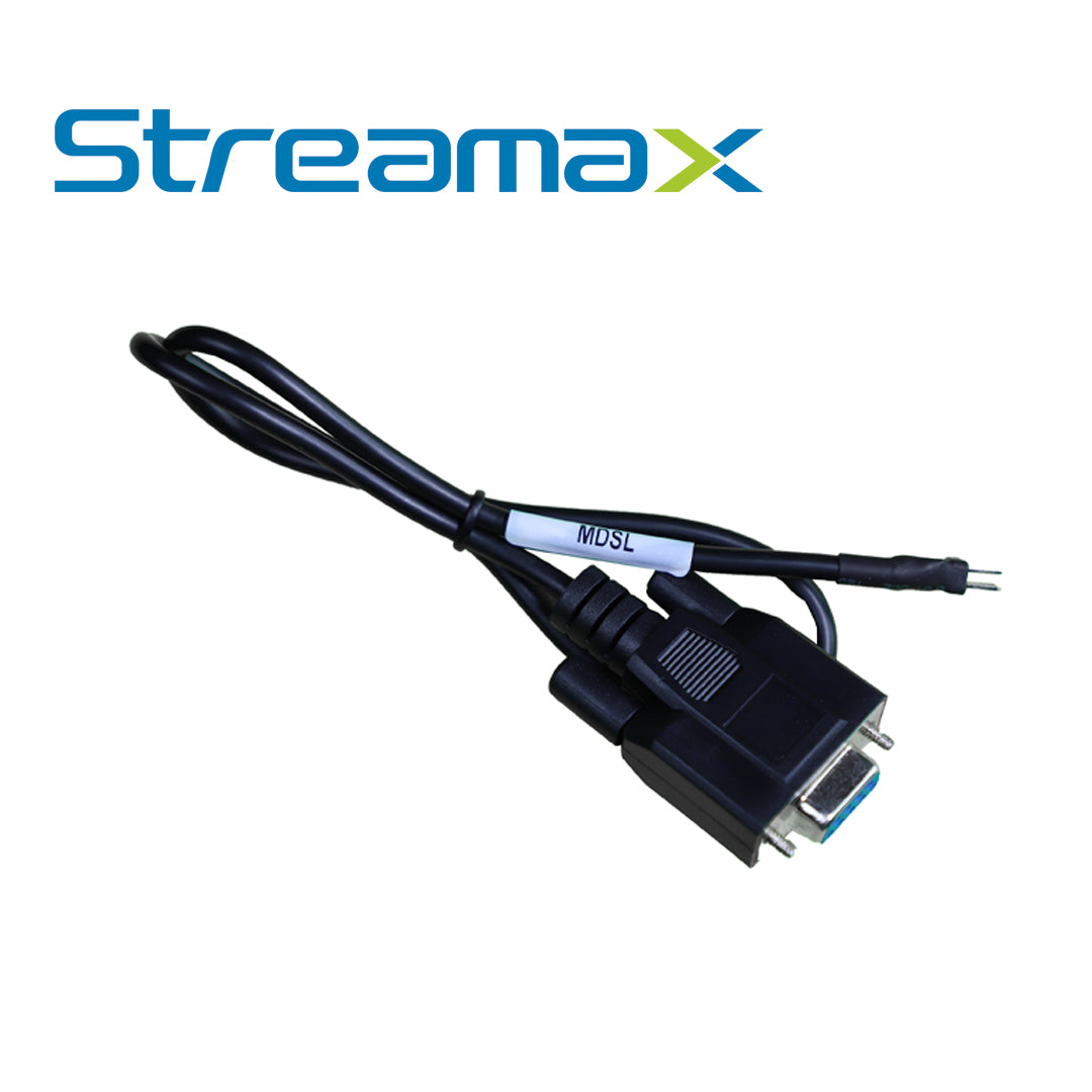 cable debug serial meriva streamax mdsl / conector de 4pin + db9 hembra / 50cm / compatible con dvrs moviles de seria a8pro
