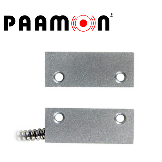 contacto magnetico de uso rudo paamon pm-ms18m / nc / ideal para uso en puertas y ventanas metalicas / gap 30-40 mm / cableado