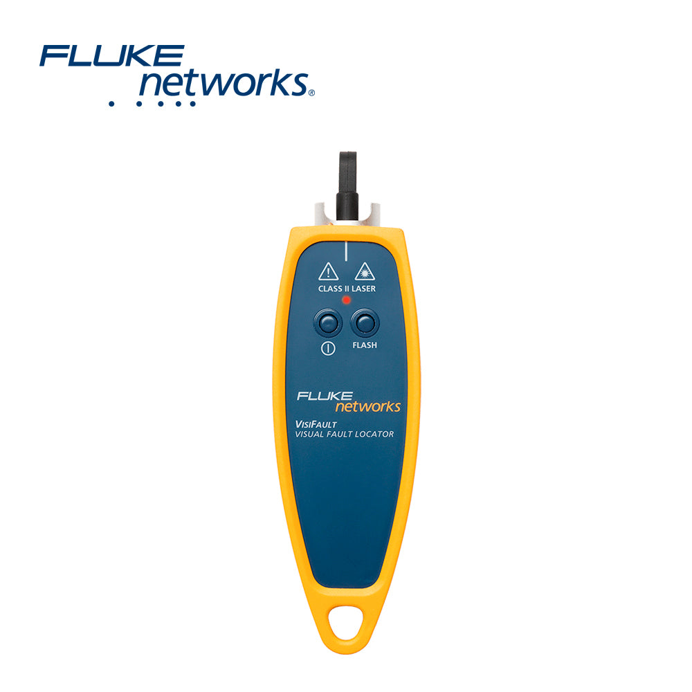 localizador visual de fallos vfl para fibra optica fluke networks visifault con adaptador de 2.5 mm para conectores sc st y fc para probar conectores y continuidad