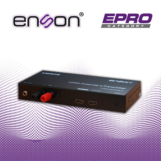 extensor hdmi 500mts ensondc he9000t transmisor x c-he9000t transmisor x cable part transmisor fuentes hdmi pohdmir y sistemas hdmi mts