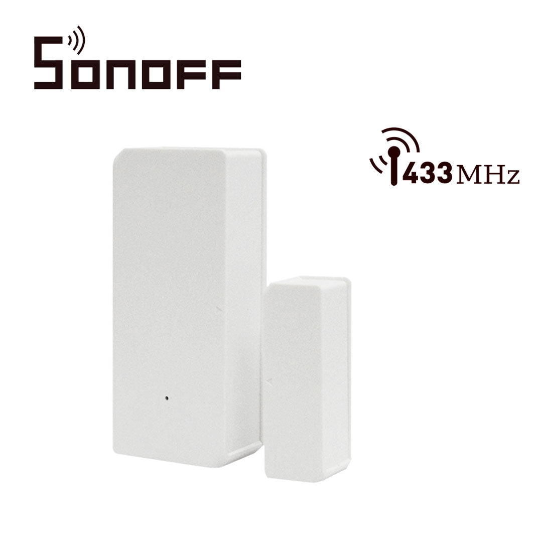 sensor magnetico sonoff dw2 rf compatible con sonoff bridge433 para alarma de seguridad en smart home o programar escenas en la app de sonoff (no incluye baterias recomendadas aaa x 2)