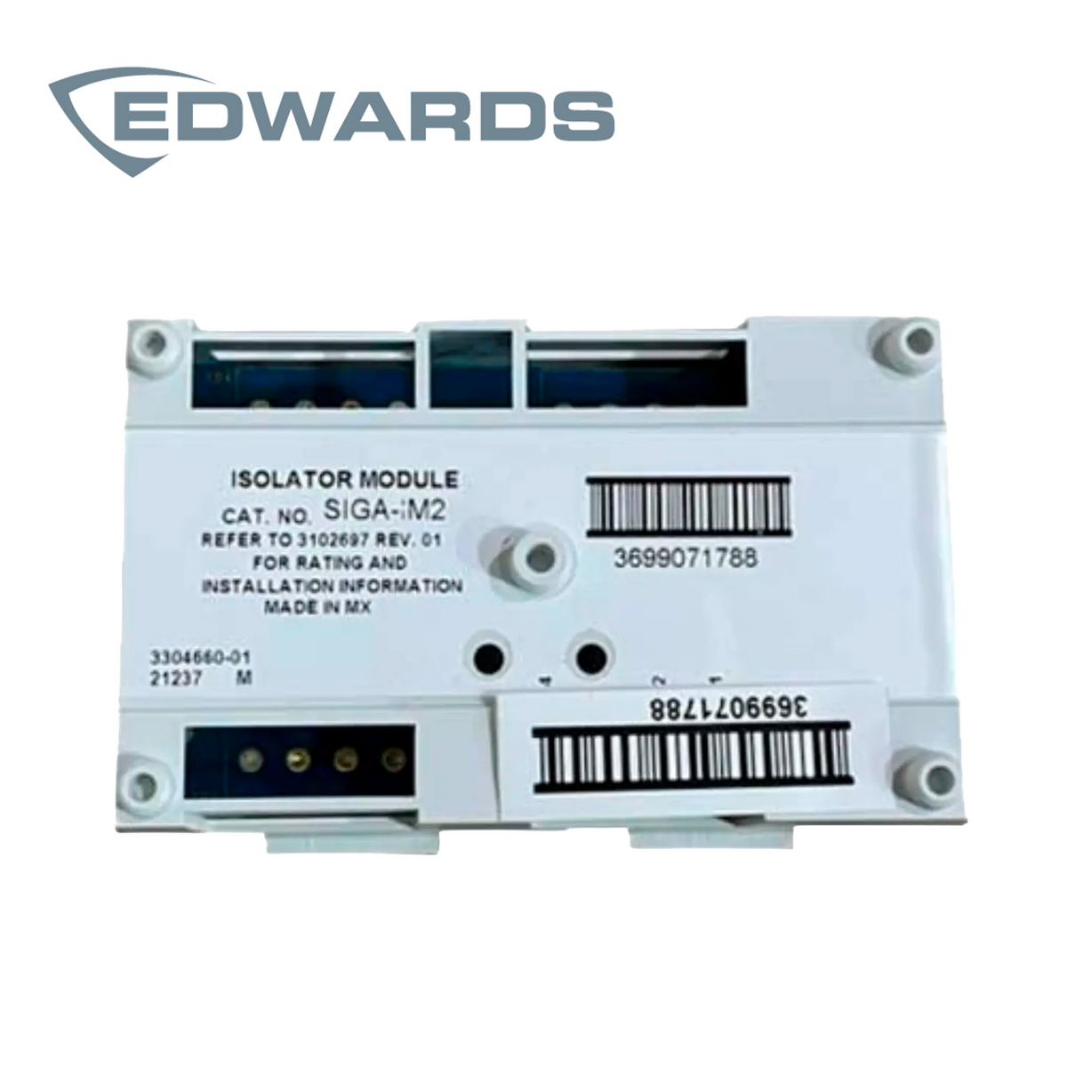 modulo aislador edwards siga-im2 / aisla fallas de cableado en lazo de clase a
