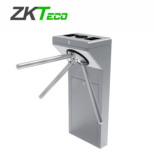 torniquete tripode tipo torre zkteco modelo ts1000plus con 5 millones de ciclos de vida util compatible con controles de acceso de zk