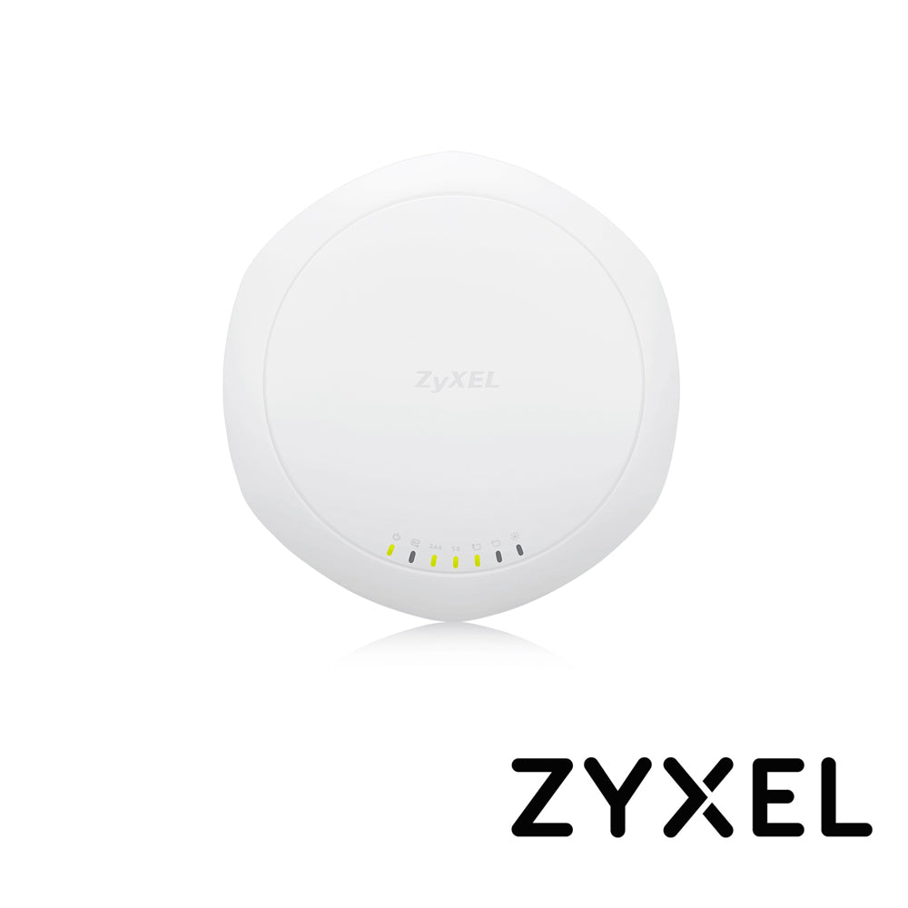 access point zyxel nwa1123-acpro interior 1 puerto lan rj45 10/100/1000 mbps mimo 3x3 2.4ghz 450mbps 5ghz 1300mbps wifi 802.11ac administrable con nebula alimentacion poe at (inyector poe incluido)