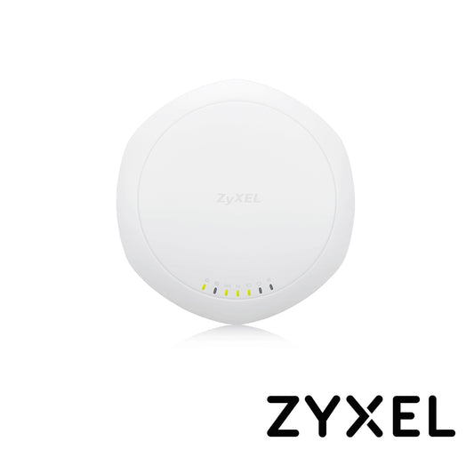 access point zyxel nwa1123-acpro interior 1 puerto lan rj45 10/100/1000 mbps mimo 3x3 2.4ghz 450mbps 5ghz 1300mbps wifi 802.11ac administrable con nebula alimentacion poe at (inyector poe incluido)