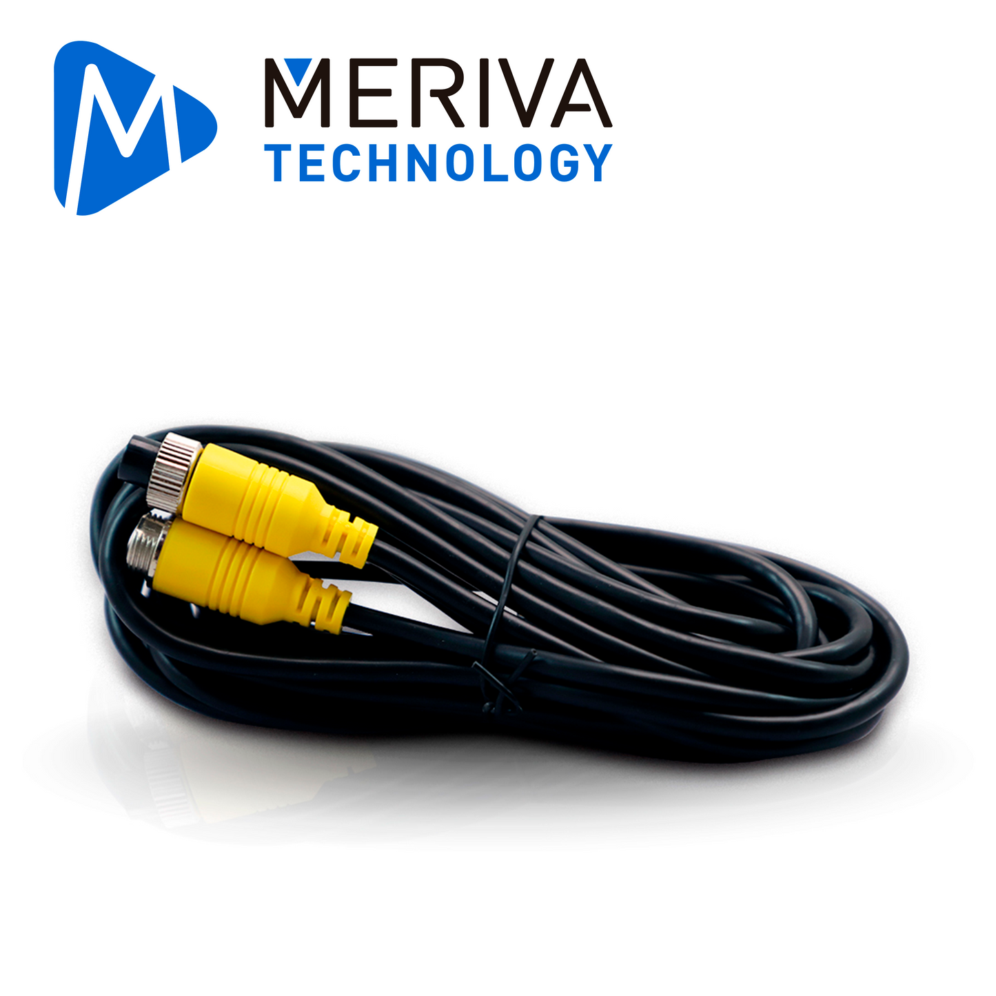 cable din de aviacion serie eco meriva technology mcbeip50 / 6 pines / 5 metros / compatible con camaras ip