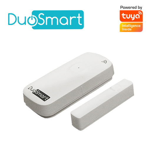 sensor magnetico wifi 2.4ghz standalone duosmart d10 bateria recargable reporta directo a app duosmart compatible con alexa y google home