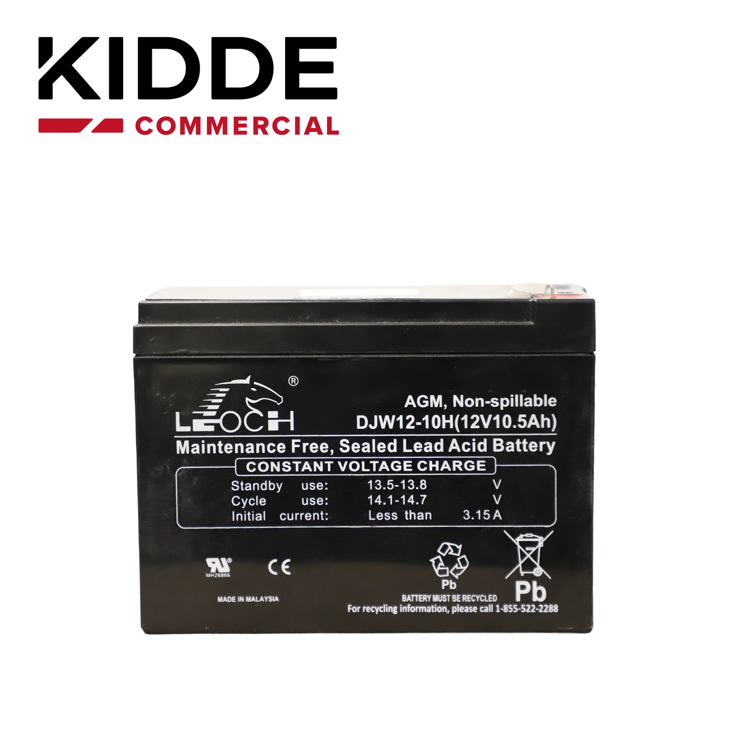 bateria de respaldo 12v10a de alta densidad energetica y bajo mantenimiento 12v 11ah vigilant ideal para los paneles vs1 vs4 y la fuente bps6a