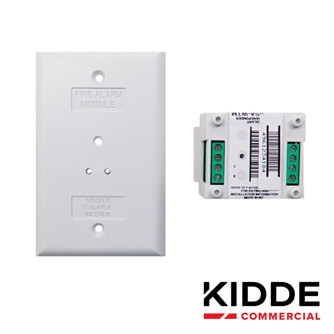 modulo vigilant gsa-wtm de supervision de flujo de agua con direccion electronica (sin switches) se integra en el lazo de comunicacion slc de los paneles vs1 y vs4 de kidde listado ul ulc csfm mea