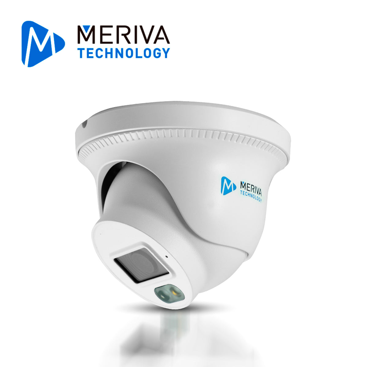 camara ip domo meriva technology mtd-203d / 2mp / h.265+ / 2.8mm / iluminacion dual (20-30m ir / 10-20m luz blanca) / ip67 / metal-plastica / solo poe / microfono integrado / mia 2.0 / onvif / video estructurado intrusion - cruce de line